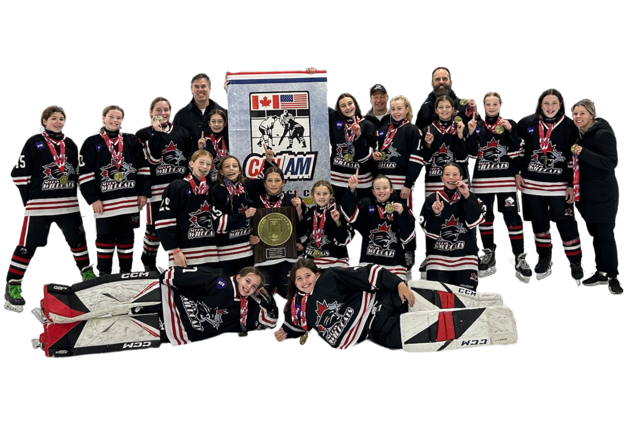 MTL Girls Team Celebrating Gold MTL Girls Team Celebrating Gold